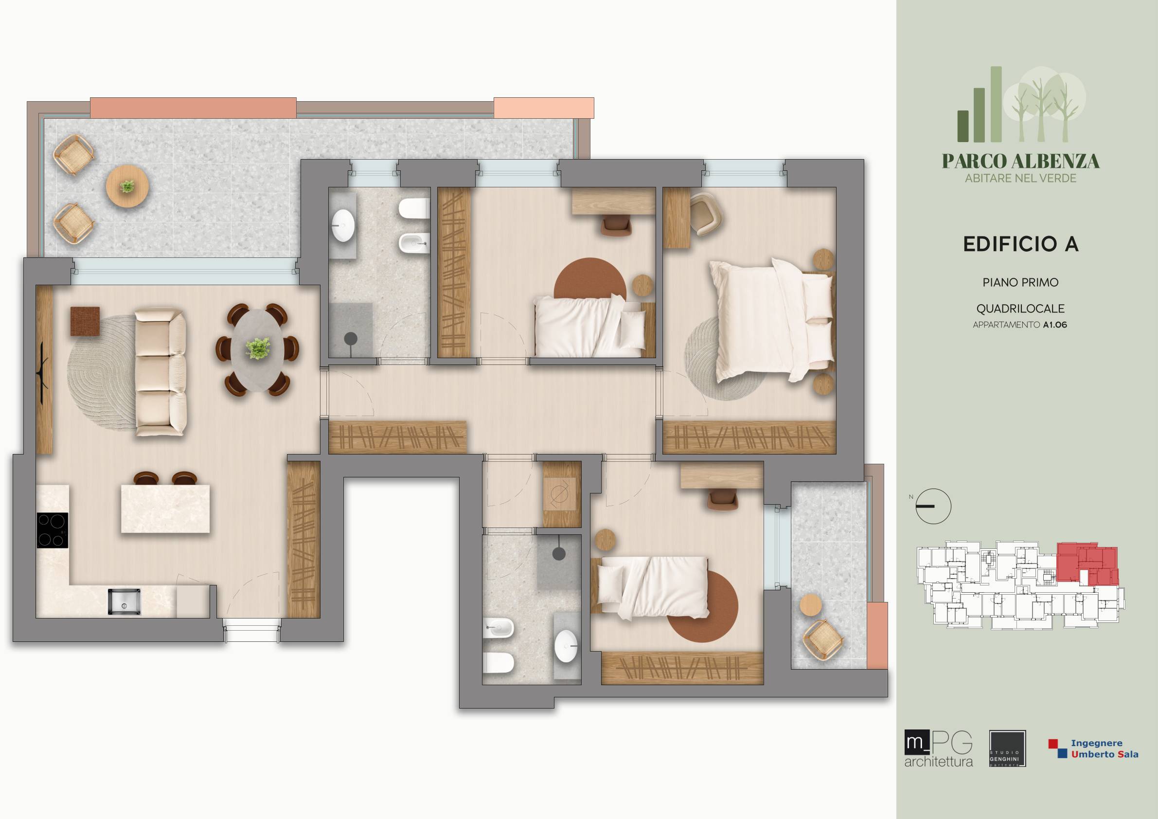 Planimetria Appartamento A1.06