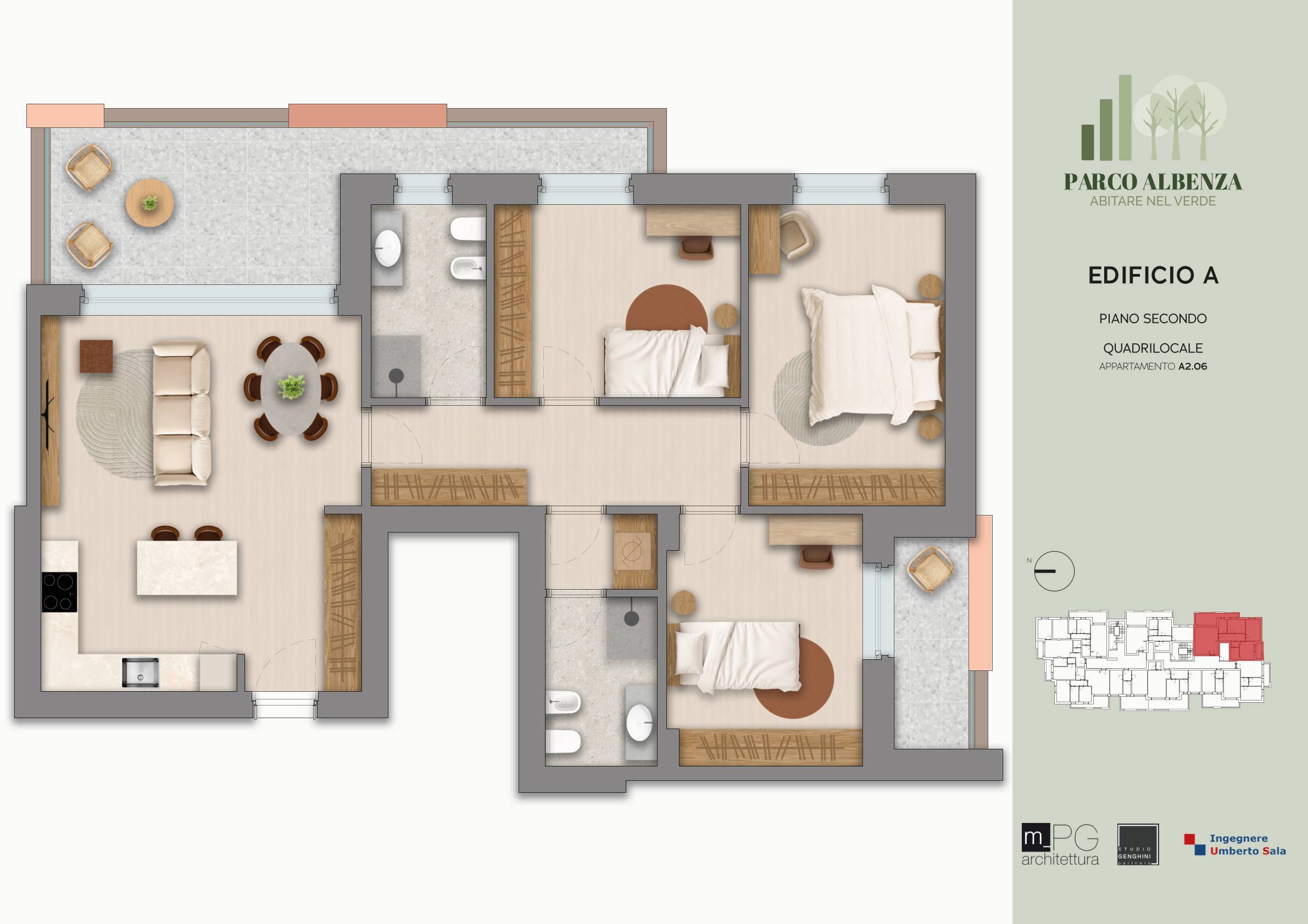 Planimetria Appartamento A2.06