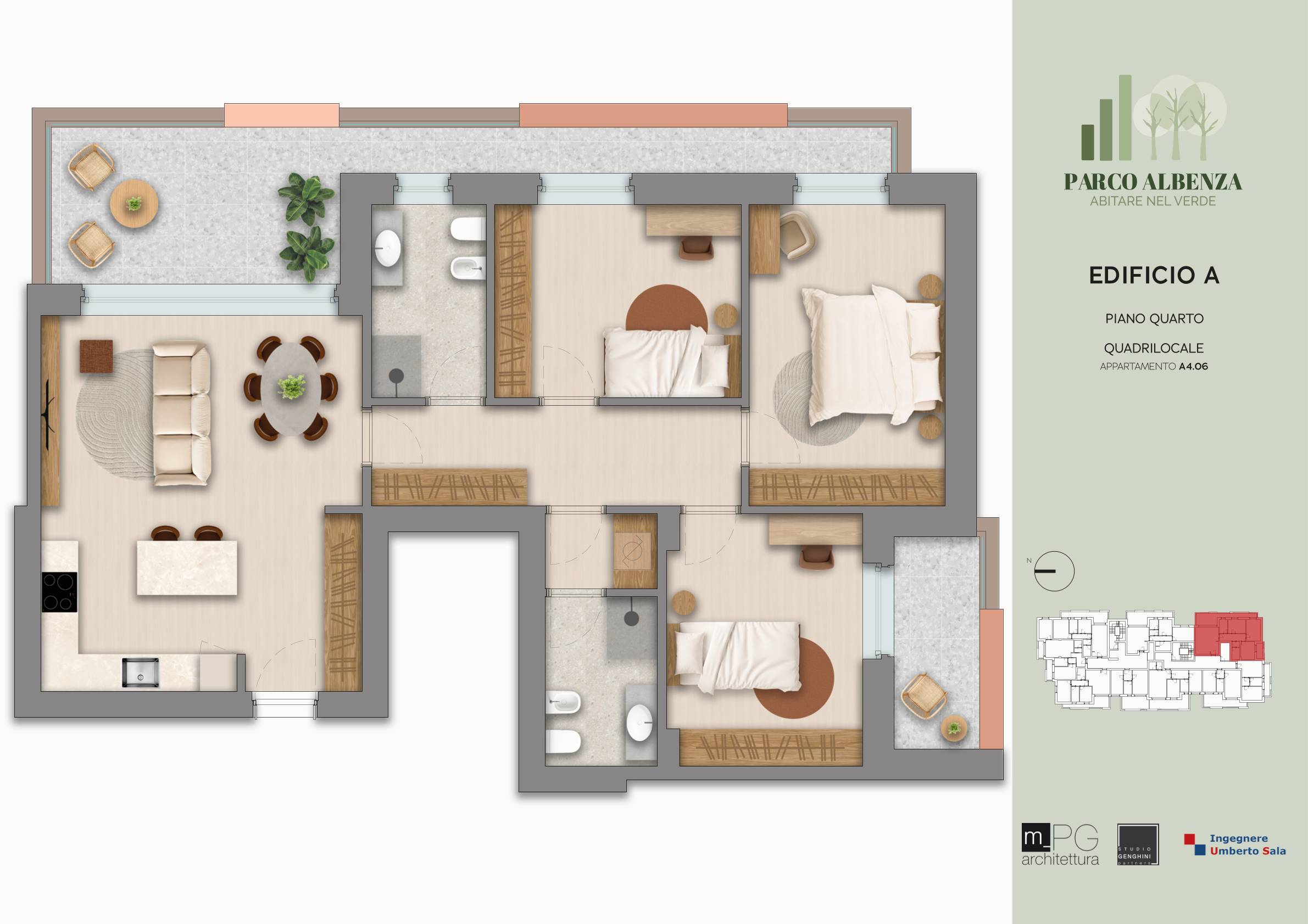 Planimetria Appartamento A4.06